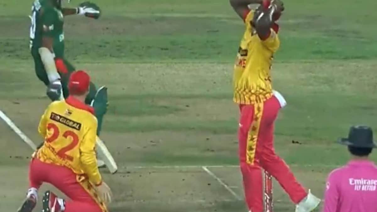 Most Comical Missed Run-Out Ever, Featuring Zimbabwe And Bangladesh Stars. Watch