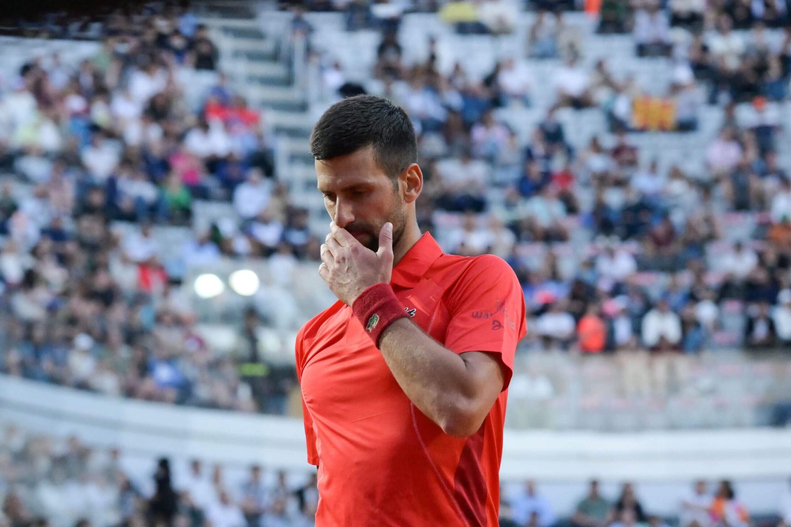 Novak Djokovic loses to Alejandro Tabilo in Rome after water bottle incident