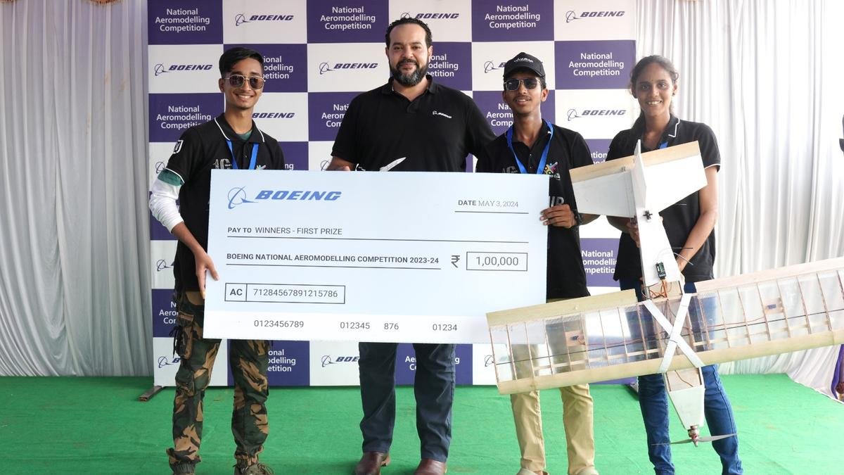 NMAMIT group wins Boeing Nationwide Aeromodelling Competitors in India
