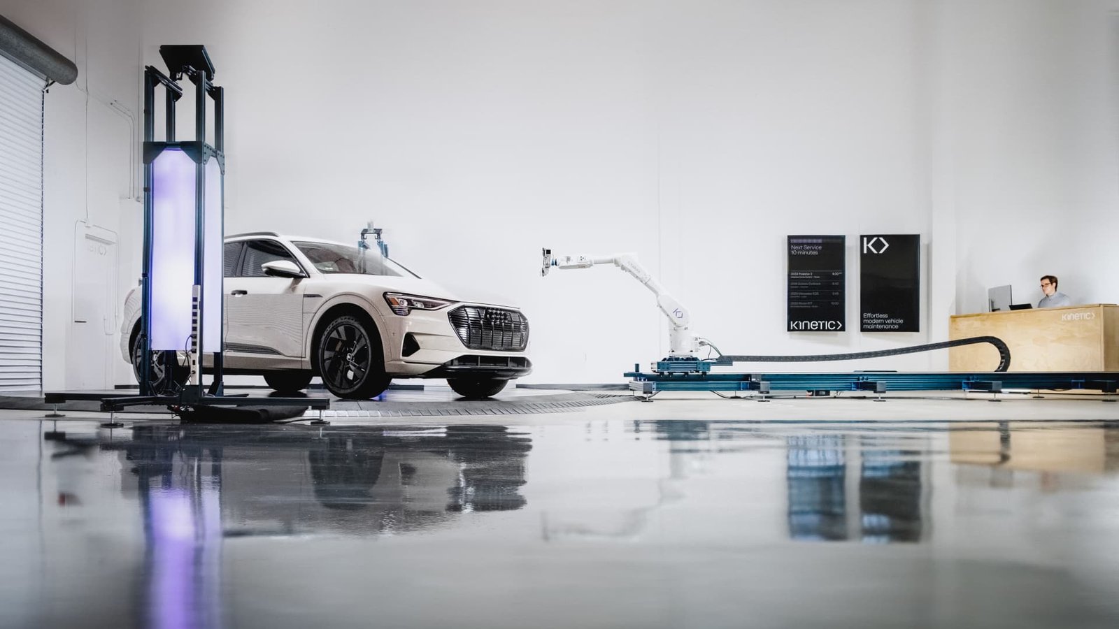 Kinetic rolls out robots to repair electrical vehicles, and sometime robotaxis
