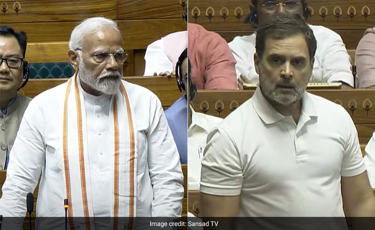 Rahul Gandhi vs PM In Lok Sabha