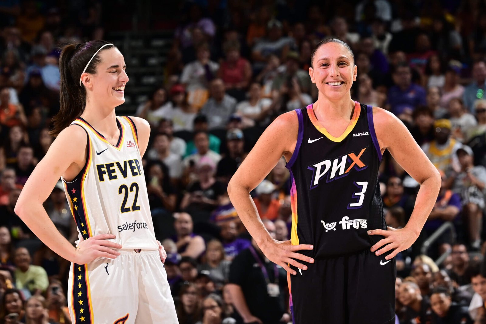 If anybody is aware of what Caitlin Clark is experiencing, it’s Diana Taurasi … to an extent