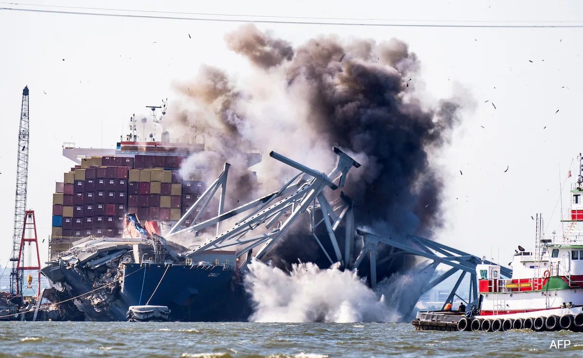 US Seeks $100 Million From Proprietor Of Ship That Destroyed Baltimore Bridge