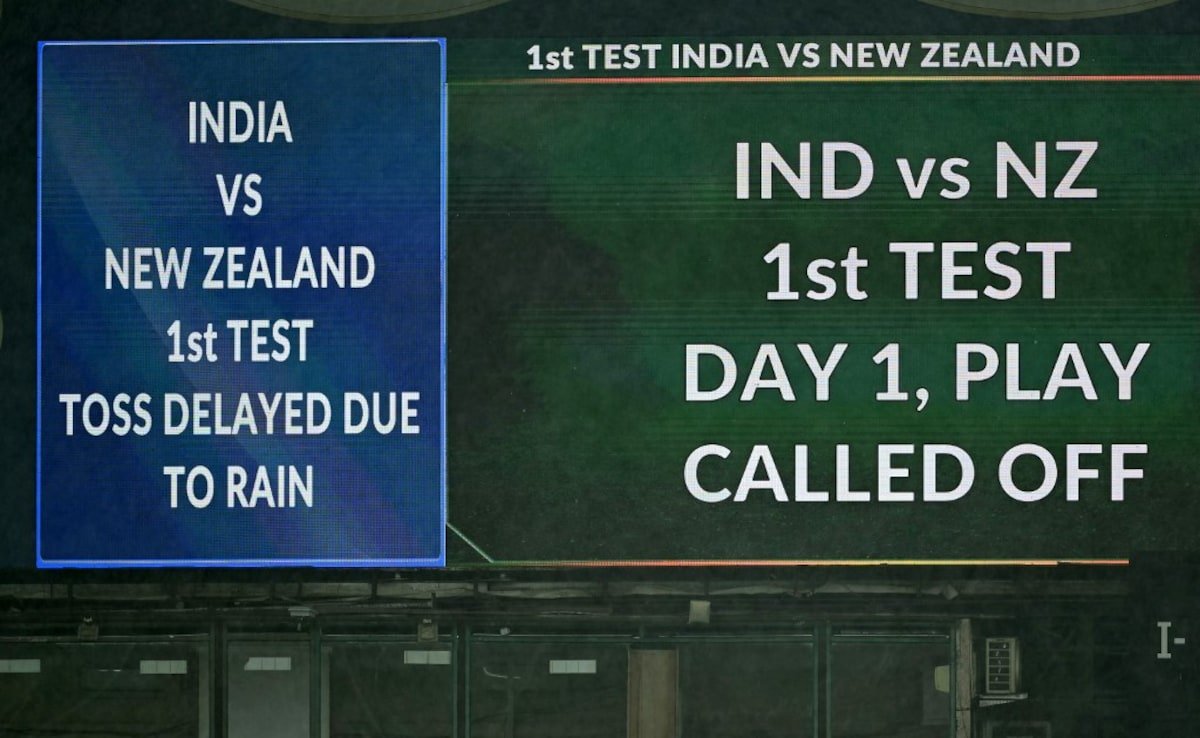 Not Solely Rain, Technological Hurdle Ruined India vs New Zealand 1st Take a look at Day 1 – This is How